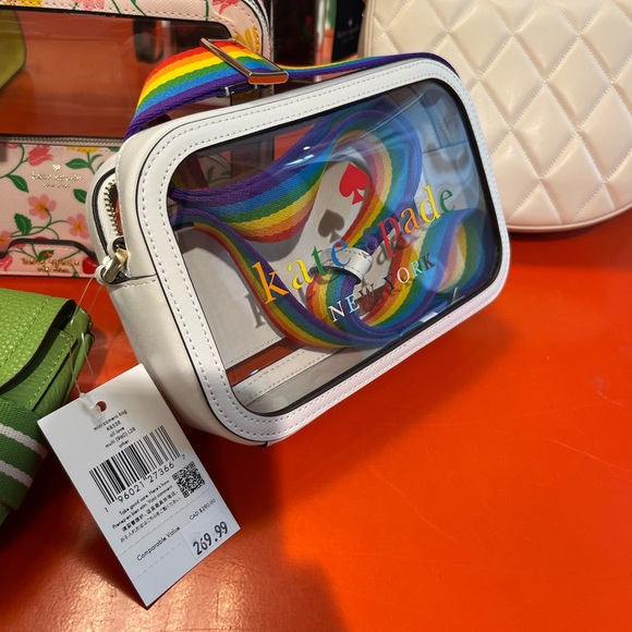 ♠️Kate Spade Pride All Love Mini Camera Crossbody Bag NWT - Picture 5 of 9